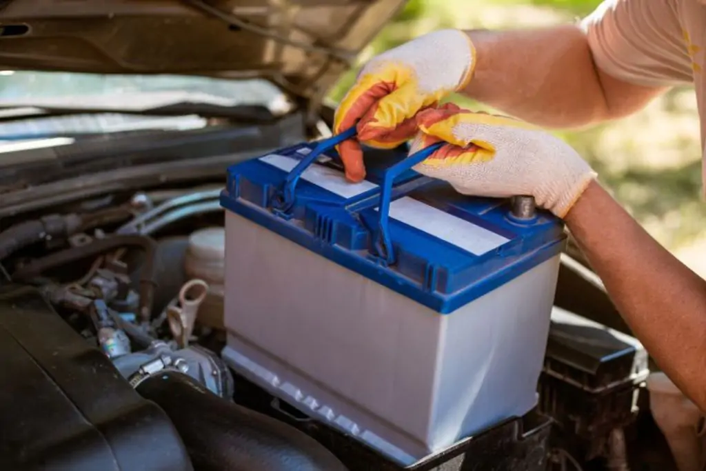 Panasonic battery replacement service in Qatar by AAQATAR at roadside